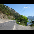 Auch auf der linken, rumänischen Donauseite ist das Ufer steil